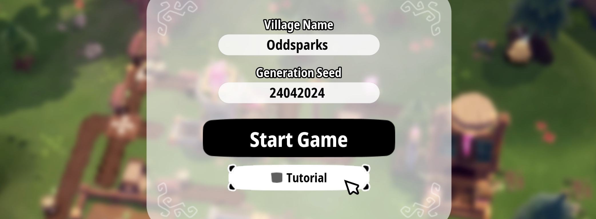 Oddsparks game start